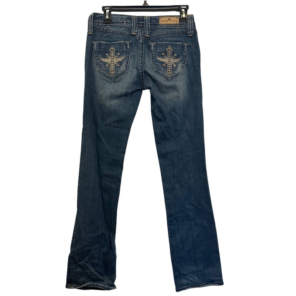 Sang Real Womens only the chosen Bootcut Jeans Size 27 Blue Stretch Cotton Blend